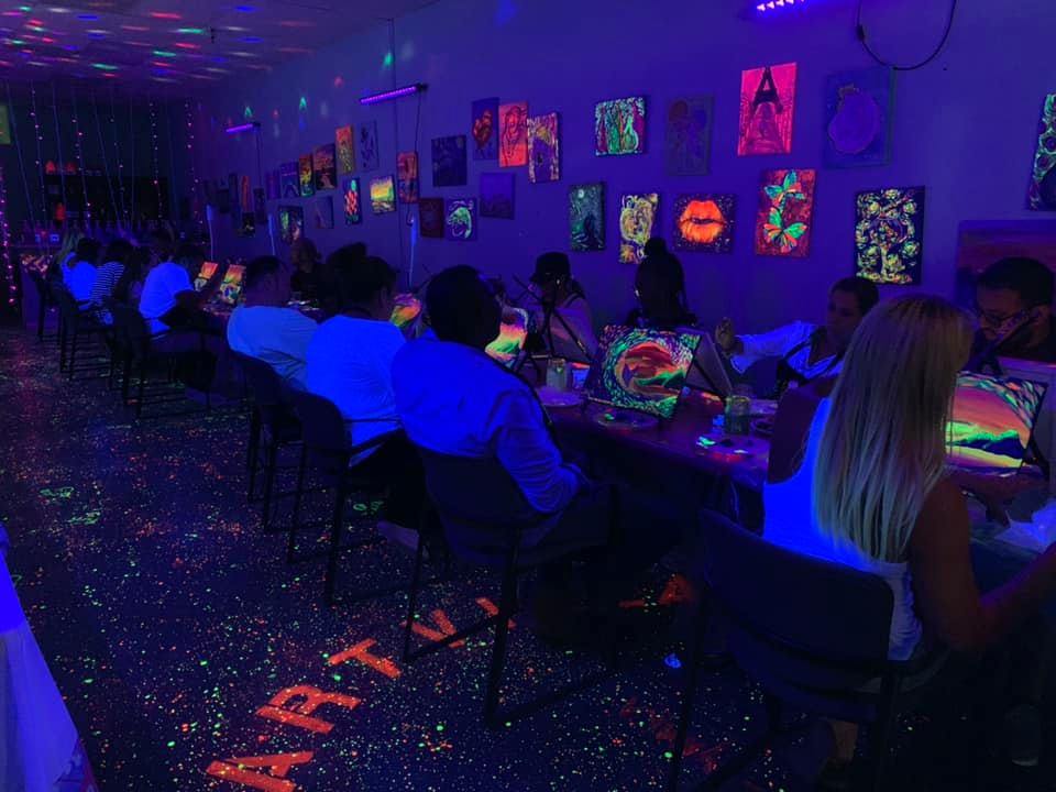 Sip, Paint, Glow By Appointment ArtVilla Studio in Boca Raton